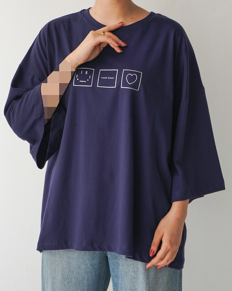 RD-0016 تیشرت یقه گرد کد 1205 - تصویر 1